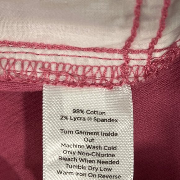 Talbots Womens Pink Corduroy Jeans Mid-Rise Straight-Leg 711 Fit Size 6 - New - Picture 9 of 10